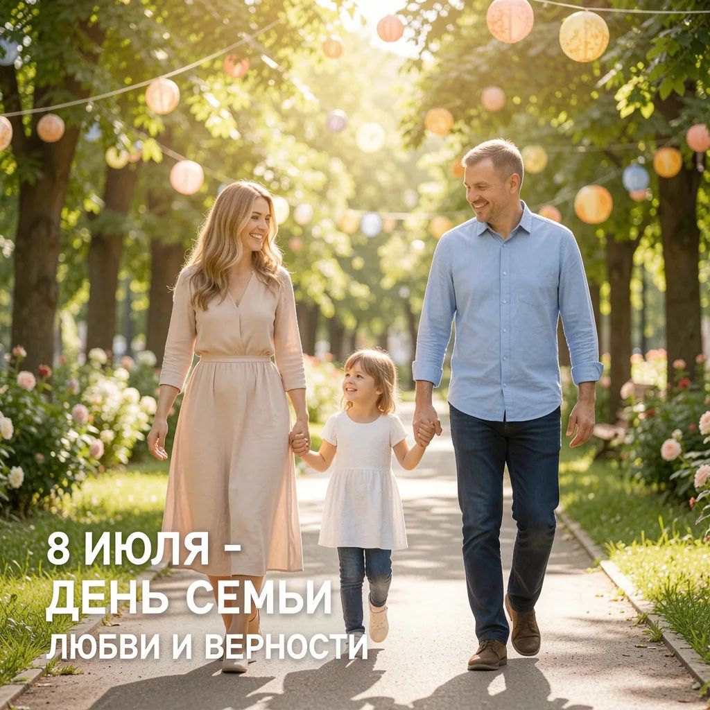 ПОЗДРАВЛЕНИЕ С ДНЕМ СЕМЬИ, ЛЮБВИ И ВЕРНОСТИ ПОЗДРАВЛЕНИЕ С ДНЕМ СЕМЬИ, ЛЮБВИ И ВЕРНОСТИ