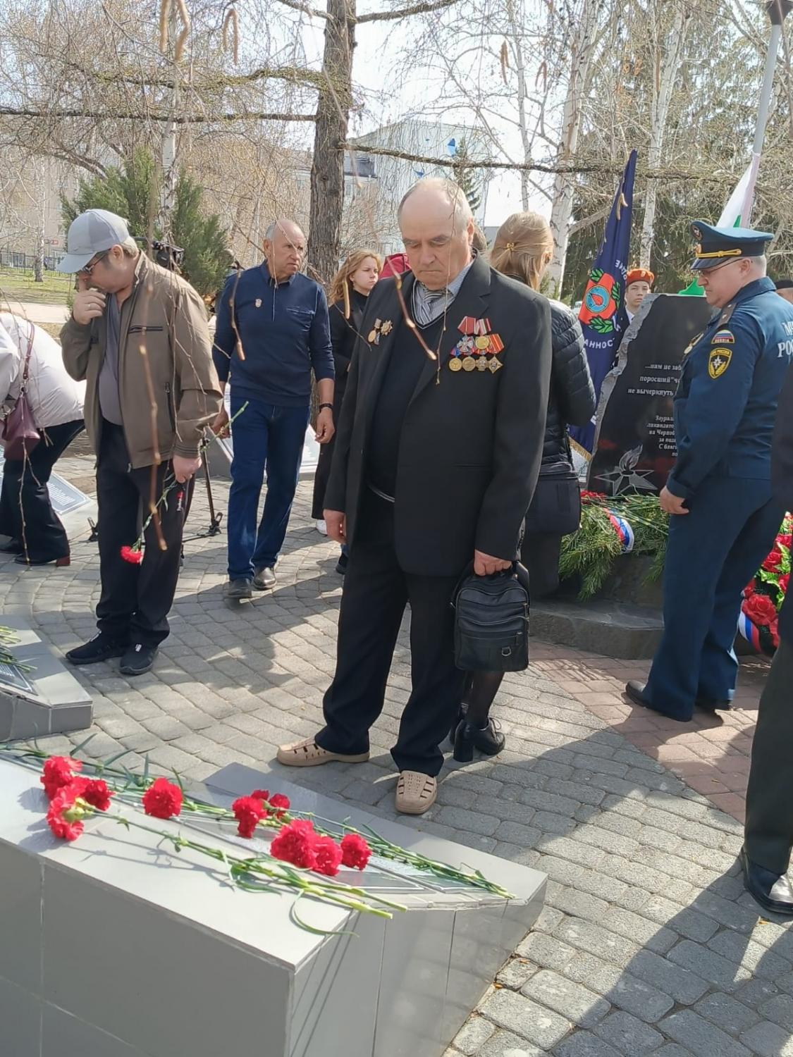 В Кургане почтили память земляков, принимавших участие в ликвидации аварии  на Чернобыльской АЭС